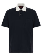 Gucci Blue Cotton Polo Shirt
