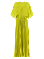 Twinset Bicolor Polyester Long Dress