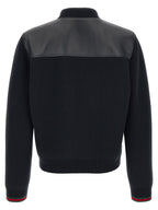 Blue Lamb Leather Leather Jacket