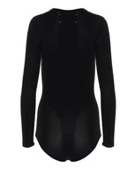 Maison Margiela Black Polyamide Bodysuit