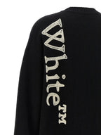 Off-White Bicolor Wool Cardigan