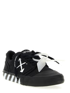 Off-White Bicolor Cotton Low Top Sneakers