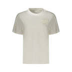 White Cotton Women's T-Shirt