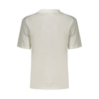White Cotton Women's T-Shirt