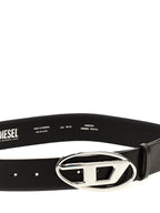 Diesel Black Other Fibres Regular Belt