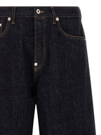 Kenzo Blue Cotton Straight-Leg Jeans