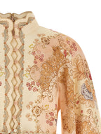 Zimmermann Multicolor Linen Short Dress