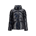 Black Polyamide Full-Length Jacket