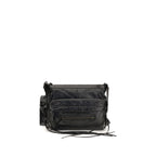 Balenciaga Black Lamb Ovis Aries Aries Shoulder Bag