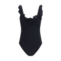 Black Polyamide One-Piece Swimsuit