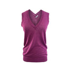 Malo Purple Linen Women Tank