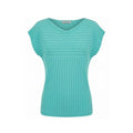 Light Blue Cotton Women Sweater