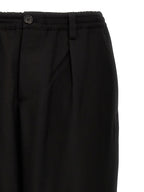 Marni Black Virgin Wool Cropped Pants