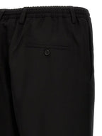 Marni Black Virgin Wool Cropped Pants