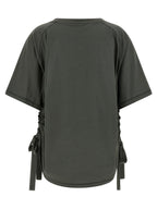 Ganni Gray Organic Cotton Sportswear