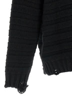 MM6 Maison Margiela Black Virgin Wool Cardigan