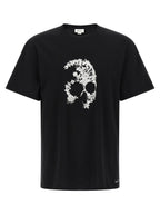 Alexander McQueen Bicolor Cotton T-Shirt