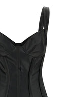 Elisabetta Franchi Black Viscose Midi Dress