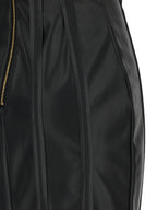 Elisabetta Franchi Black Viscose Midi Dress