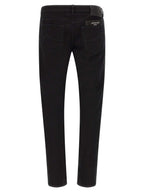 Jacob Cohen Black Cotton Straight-Leg Jeans