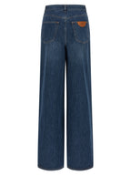 Chloé Blue Cotton Jeans Denim