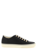 Brunello Cucinelli Black Calfskin Low Top Sneakers