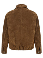 GIORGIO BRATO Brown Calfskin Leather Jacket