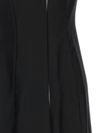 Loulou De Saison Black Silk Midi Dress