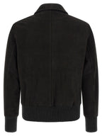 GIORGIO BRATO Black Lamb Leather Leather Jacket