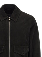 GIORGIO BRATO Black Lamb Leather Leather Jacket