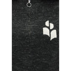 Black Viscose Sweatshirt
