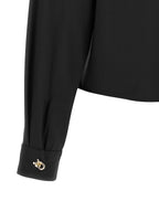 Fabiana Filippi Black Virgin Wool Blouse