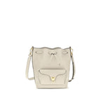 Coccinelle Green Calf Leather Bos Taurus Backet Bag