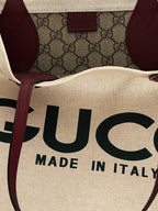Gucci Beige Polyethylene Tote Bag