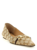 Gucci Beige Polyester Ballet Flats