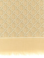 Gucci Beige Wool Scarf