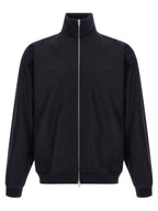 Jil Sander Blue Wool Full-Length Jacket