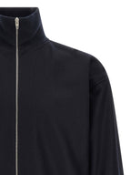 Jil Sander Blue Wool Full-Length Jacket