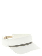 Brunello Cucinelli White Polyester Cap (Baseball Hat)
