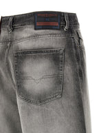 Diesel Gray Cotton Bermuda Shorts