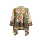 La Double J Multicolor Silk Pattern Shirt