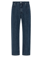 Fendi Blue Cotton Flared Jeans