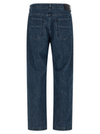 Fendi Blue Cotton Flared Jeans