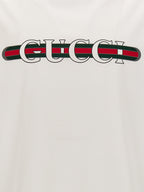Gucci White Cotton T-Shirt