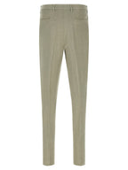 Bicolor Linen Casual Pants