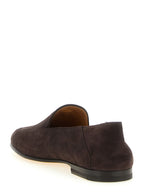 Tod's Brown Goatskin Slip-On Loafers