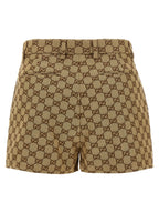 Gucci Beige Cotton Bermuda Shorts