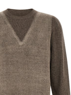 Maison Margiela Brown Virgin Wool Cardigan
