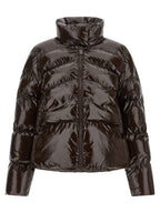 PINKO Brown Polyamide Full-Length Jacket
