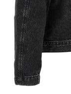 Diesel Black Cotton Denim Jacket